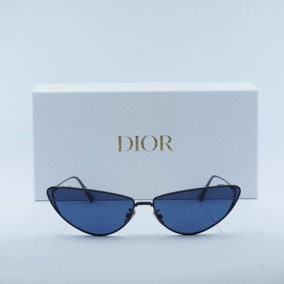 Dior MISSDIOR B1U H4B0 Cat Eye Sunglasses - Gunmetal/Blue - Picture 4 of 10